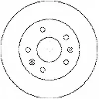 MAPCO 15598 Remschijf
