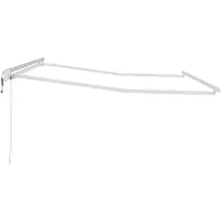 vidaXL Zonnescherm Frame Wit 300 x 250 cm Aluminium