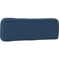 vidaXL Hoofdbordkussen "Hvar" 180 cm stof blauw