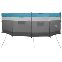 vidaXL Windscherm camping waterdicht 510x153 cm blauw
