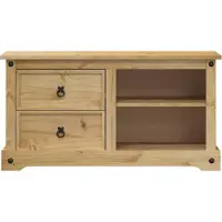 vidaXL Tv-meubel Corona 100x40x52 cm massief grenenhout
