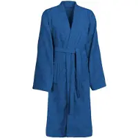vidaXL Badjas KINN Blauw XXXL Katoen