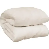 vidaXL Verzwaringsdeken 150x200 cm 11 kg stof lichtcrèmekleurig