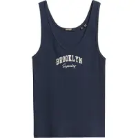 Superdry Top marine / wit