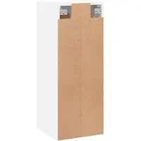 vidaXL Wandkast 34,5x34x90 cm bewerkt hout wit