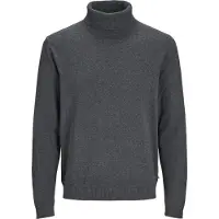 Jack & Jones Trui 'JJEBasic' donkergrijs