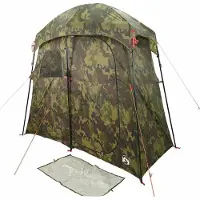 vidaXL Douchetent 2-persoons waterdicht camouflage
