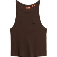 Superdry Essential Logo Racer Hemdtopje Bruin Grootte: 10-12
