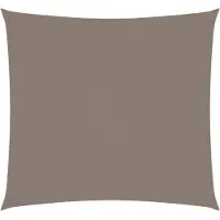 vidaXL Zonnescherm vierkant 7x7 m oxford stof taupe