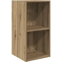 vidaXL Tv-meubelset 4 st Artisan Eiken Bewerkt hout