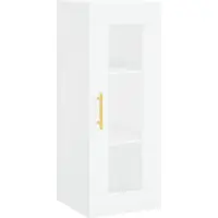 vidaXL Bovenkast 34,5x34x90 cm wit