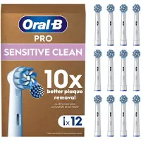 Braun Sensitive Clean Pro - Opzetborstels - 12 stuks.