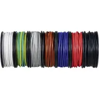 TRU COMPONENTS TC-12112356 Draad 0.34 mm² Zwart, Wit, Rood, Blauw, Bruin, Grijs, Geel-groen 1 set(s)