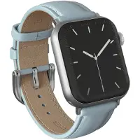 Burga Leren Apple Watch Bandje 49 / 46 / 45 / 44 Mm Bandje Dream / Zilver