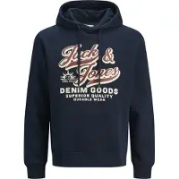 Jack & Jones Sweatshirt 'Logo' donkerblauw / gemengde kleuren