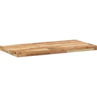 vidaXL Wandschap zwevend olieafwerking 80x40x4 cm massief acaciahout