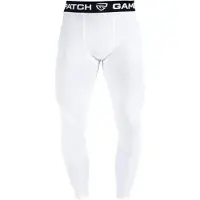 Gamepatch | Compression pants | Wit | Maat S | Basketball | Handball | Urban Sports