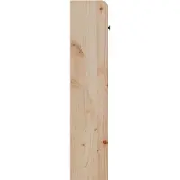 vidaXL Hoofdbord met opbergruimte 135 cm massief grenenhout