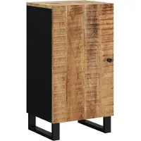 vidaXL Dressoir met deur 40x31x75 cm massief mangohout