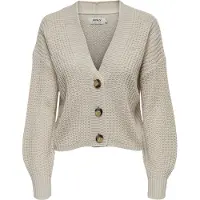 ONLY Gebreid vest 'ONLCarol' greige