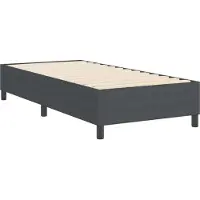 vidaXL Platformbedframe Donkergrijs 100 x 200 cm Corduroy stof