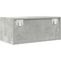 vidaXL Tv-meubels 2 st 60x31x25,5 cm bewerkt hout betongrijs