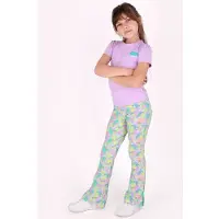B.NOSY T-shirt met backprint lila Paars Meisjes Stretchkatoen Ronde hals - maat 104