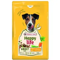 Happy Life Adult Mini met kip hondenvoer 4 x 2,5 kg