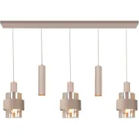 Highlight Hanglamp Marrone 5-lichts Recht Zand/Amber