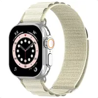 Accezz Nylon Alpine bandje voor de Apple Watch | 38/40/41/42 mm - Sterrenlicht