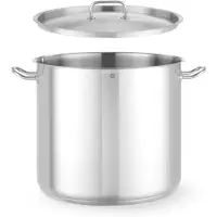 Hendi Hoge pan met deksel van Kitchen Line, 45 liter, diameter 400 x 360 mm