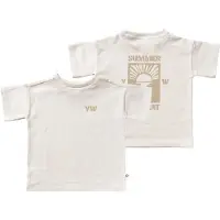 Your Wishes T-shirt met backprint ecru Jongens Katoen Ronde hals Backprint - maat 128