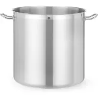 Hendi Kookpan hoog - rvs met aluminium sandwichbodem - zonder deksel - 50 liter - diameter 40 cm, hoogte 40,6 cm - zilverkleurig - geschikt voor alle warmtebronnen