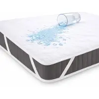 Droomtextiel Matrasbeschermer Waterdicht Plateau - 90x200 cm - Incontinentie Molton - Antibacterieel - Hoogwaardige kwaliteit