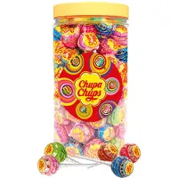 Chupa Chups - Best of lollies - aardbei, cola, kers, aardbei-room & appel - 600g