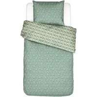 Essenza & Co Dekbedovertrek Chicken Run Turquoise Percal-200 x 200 / 220 cm | 2-Persoons