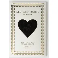 Sissy-Boy Zwarte leopard panty | Maat: M