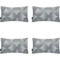Madison sierkussen napels - 30x50x10cm set van 4