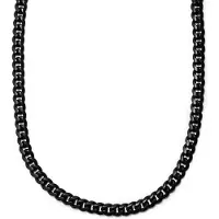 Lucleon 12 mm Zwarte Stalen Schakelketting