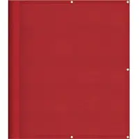 vidaXL Balkonscherm Rood 120x800 cm 100% Polyester Oxford