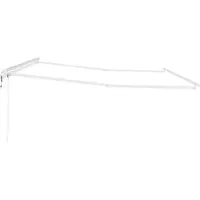 vidaXL Zonnescherm Frame Wit 450 × 300 cm Aluminium
