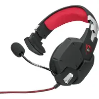 Trust GXT 321, Kabel, Gaming, 20 - 20000 Hz, Hoofdtelefoon met microfoon, Zwart, Rood
