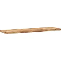 vidaXL Wandschap zwevend olieafwerking 140x40x4 cm massief acaciahout