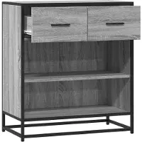 vidaXL Dressoir, grijs Sonoma, 68x35x76 cm, houtvezel