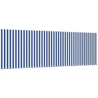 vidaXL Uitschuifbare luifel Blauw 350 x 200 cm Stof