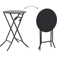 vidaXL Tuin Tafel Antraciet 50 x 50 x 72 cm Metaal
