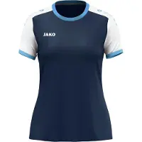 Jako Dynamic Shirt Korte Mouw Dames - Marine / Wit / Hemelsblauw | Maat: L