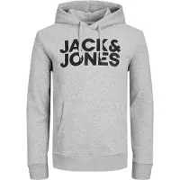 Jack & Jones Sweatshirt lichtgrijs / zwart