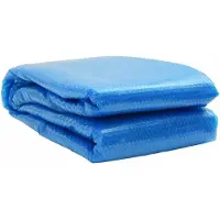 vidaXL Zwembadhoes rechthoekig 600x400 cm PE blauw