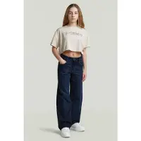 G-Star Boxy Cropped T-Shirt voor meisjes - Beige - meisjes 12